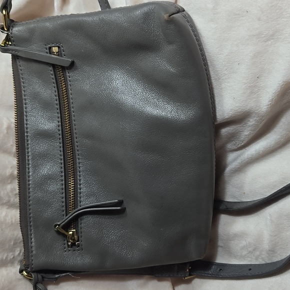 Fossil Crossbody Purse, Gray - Picture 2 of 12